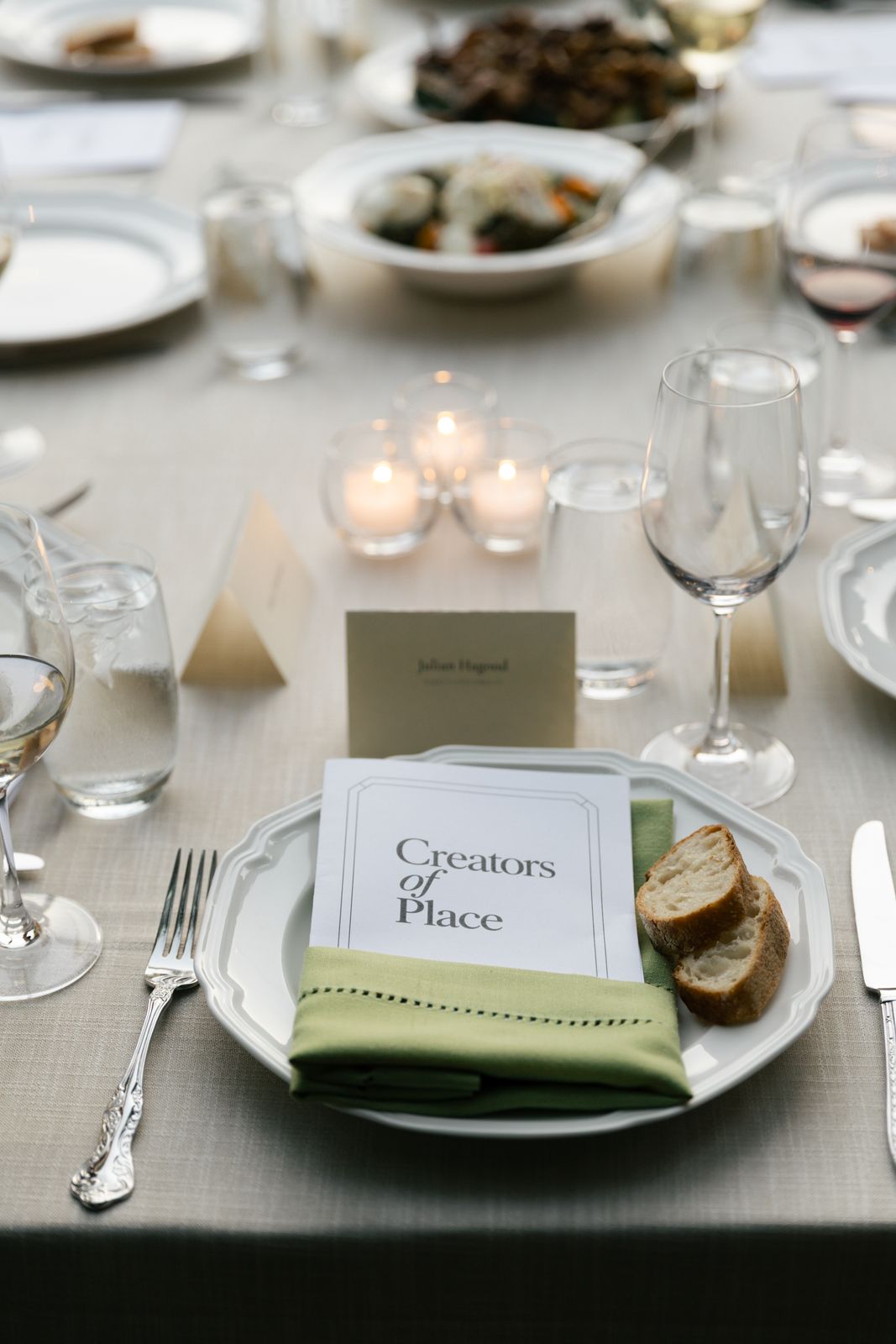 Guests in conversation